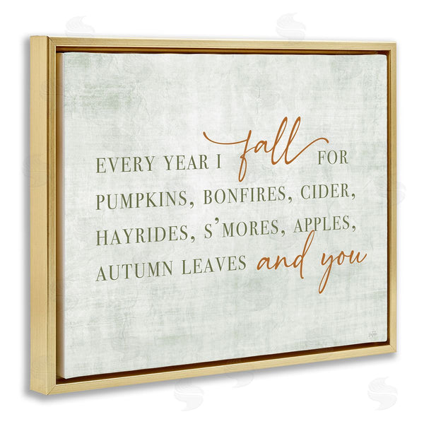 Stupell Industries Natalie Carpentieri | Every Year Fall Phrase Wall Art