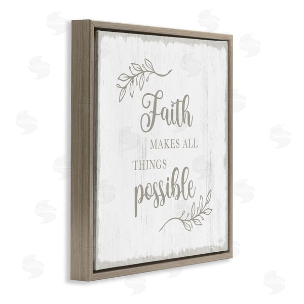 Stupell Industries Natalie Carpentieri | Faith Makes Things Possible