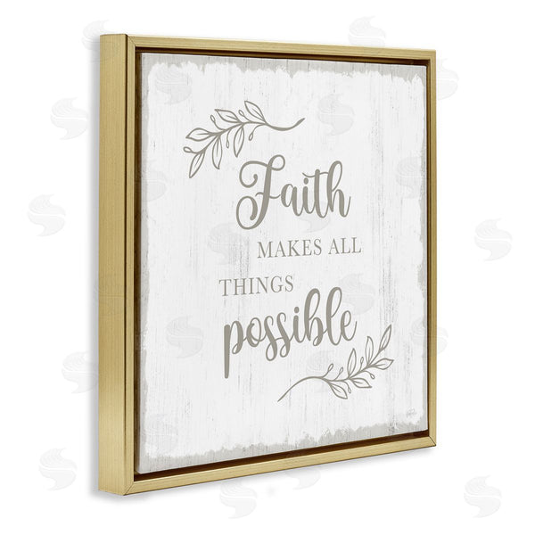 Stupell Industries Natalie Carpentieri | Faith Makes Things Possible