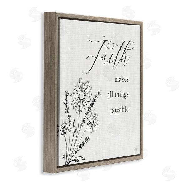 Stupell Industries Natalie Carpentieri | Faith Makes Things Possible