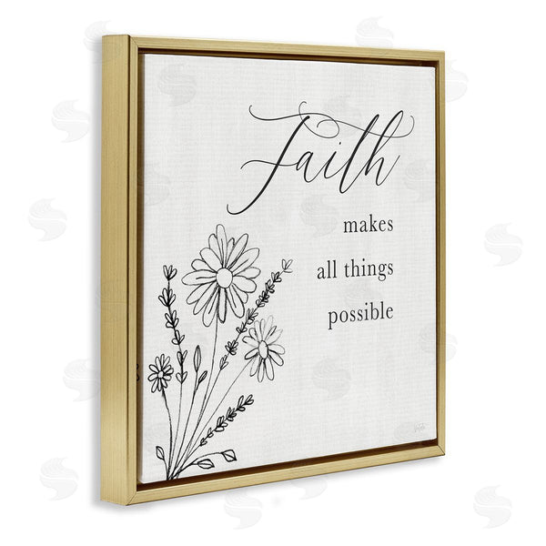 Stupell Industries Natalie Carpentieri | Faith Makes Things Possible