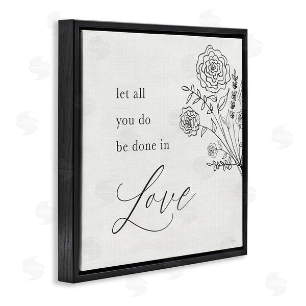 Stupell Industries Natalie Carpentieri | Floral Love Sentiment
