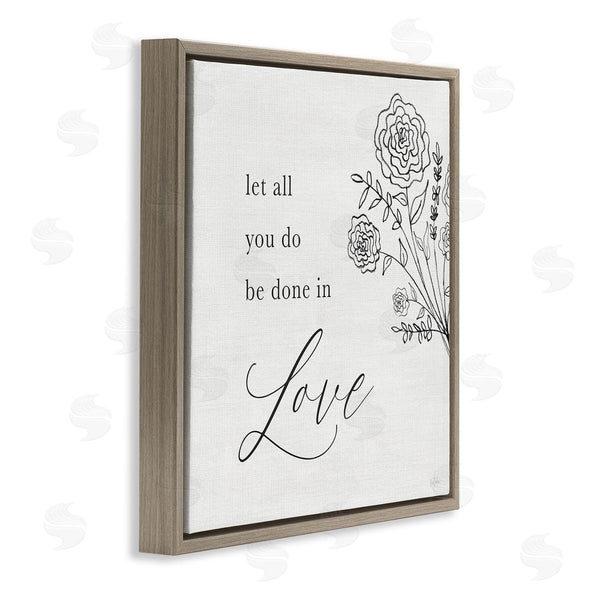 Stupell Industries Natalie Carpentieri | Floral Love Sentiment
