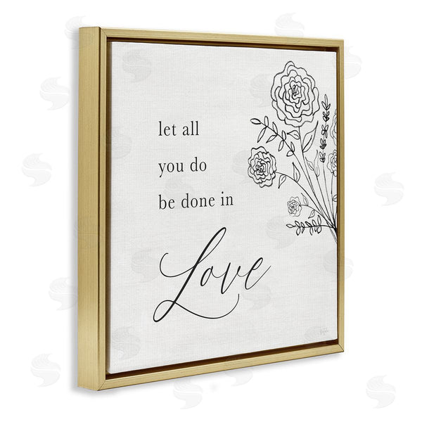 Stupell Industries Natalie Carpentieri | Floral Love Sentiment