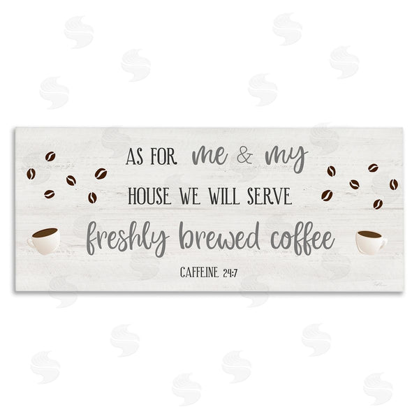 stupell industries Natalie Carpentieri | Fresh Coffee 24:7 Caffeine Proverbs Wall Art