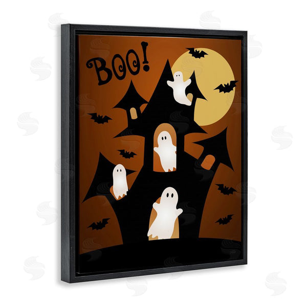 Stupell Industries Natalie Carpentieri | Ghostly Haunted House