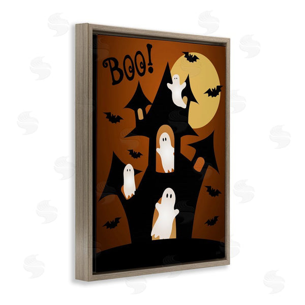 Stupell Industries Natalie Carpentieri | Ghostly Haunted House
