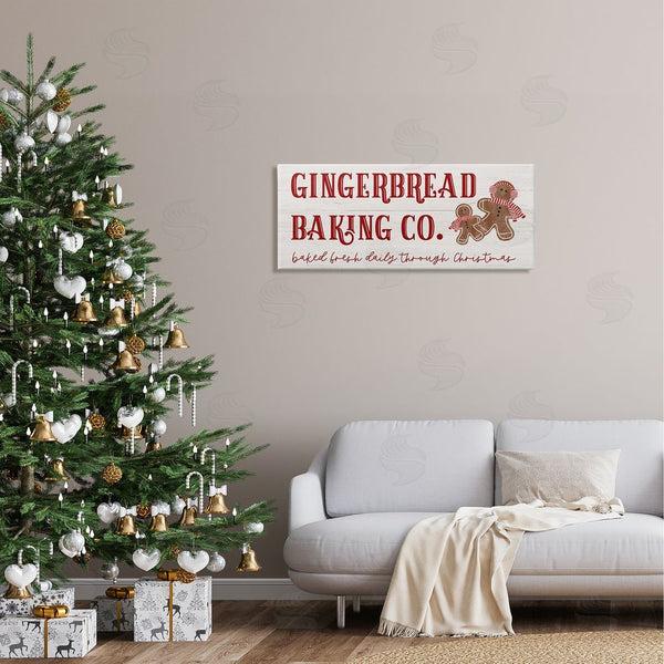 Stupell Industries Natalie Carpentieri | Gingerbread Baking Co Holiday Wall Art