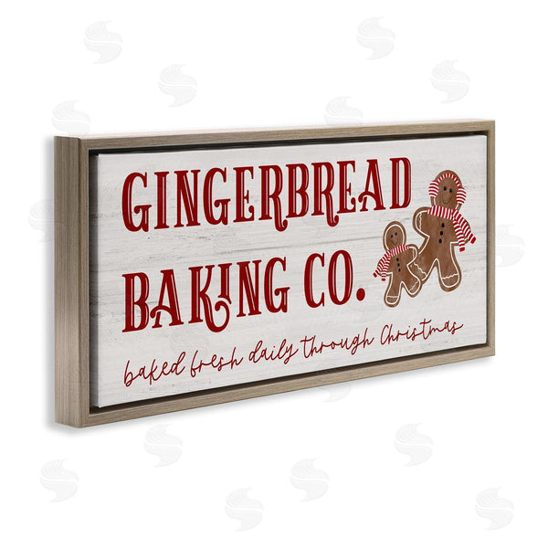 Stupell Industries Natalie Carpentieri | Gingerbread Baking Co Holiday Wall Art