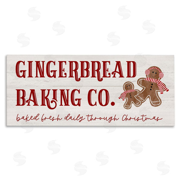 stupell industries Natalie Carpentieri | Gingerbread Baking Co Holiday Wall Art