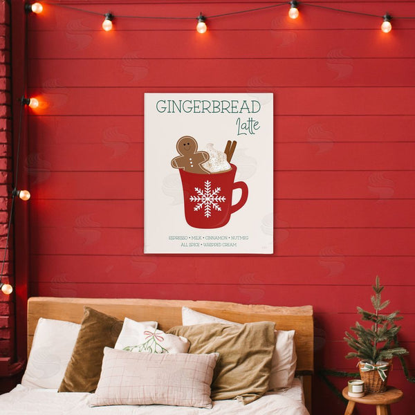 Stupell Industries Natalie Carpentieri | Gingerbread Latte Seasonal Drink Wall Art