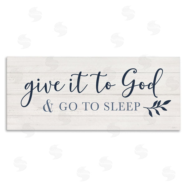 stupell industries Natalie Carpentieri | Give to God & Sleep Motivational Bedtime Wall Art
