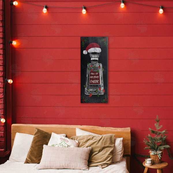 Stupell Industries Natalie Carpentieri | Holiday Cheer Bottle Wall Art