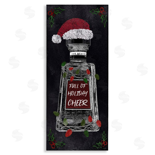 stupell industries Natalie Carpentieri | Holiday Cheer Bottle Wall Art