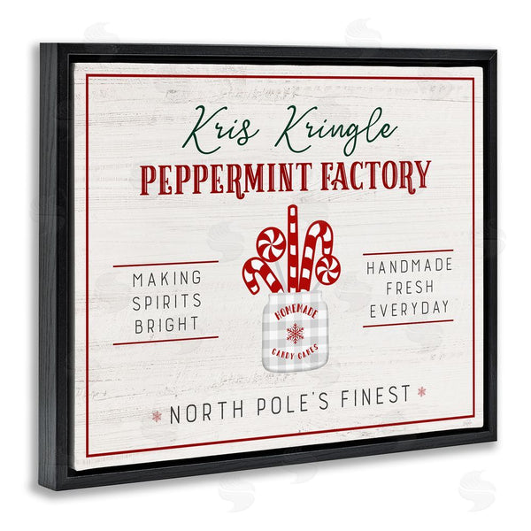 Stupell Industries Natalie Carpentieri | Holiday Peppermint Factory