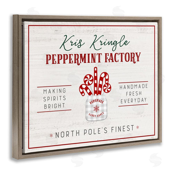 Stupell Industries Natalie Carpentieri | Holiday Peppermint Factory