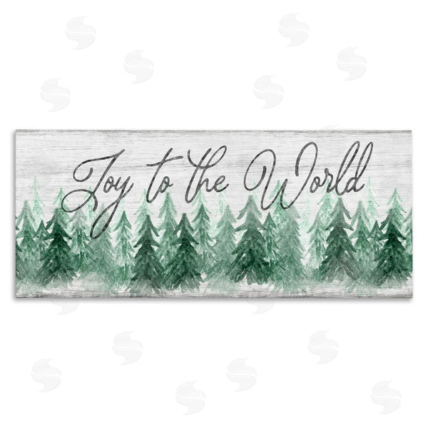 stupell industries Natalie Carpentieri | Joy to the World Pine Trees Wall Art