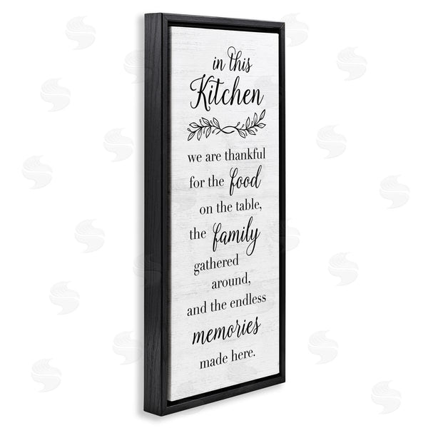Stupell Industries Natalie Carpentieri | Kitchen Family Gratitude Wall Art