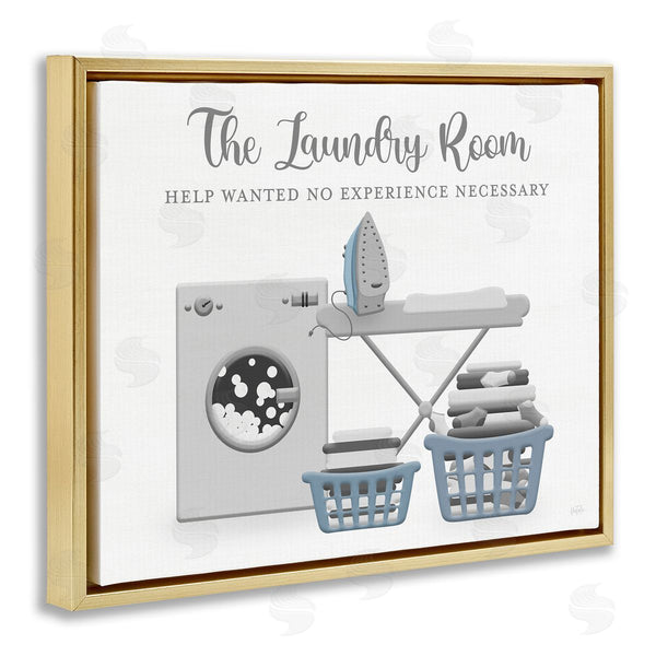 Stupell Industries Natalie Carpentieri | Laundry Help Wanted Phrase