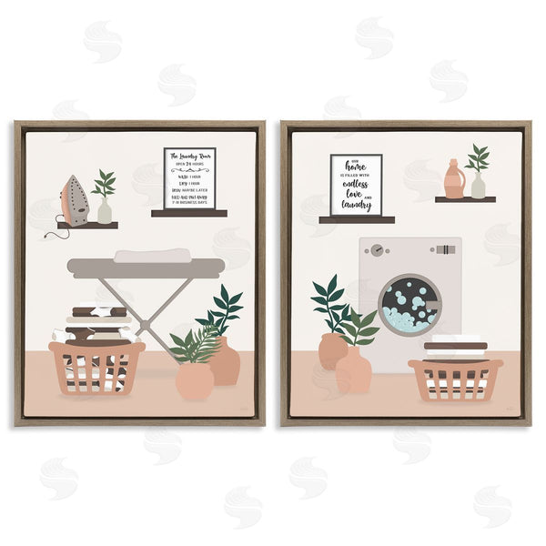 Stupell Industries Natalie Carpentieri | Laundry Interiors With Quotes