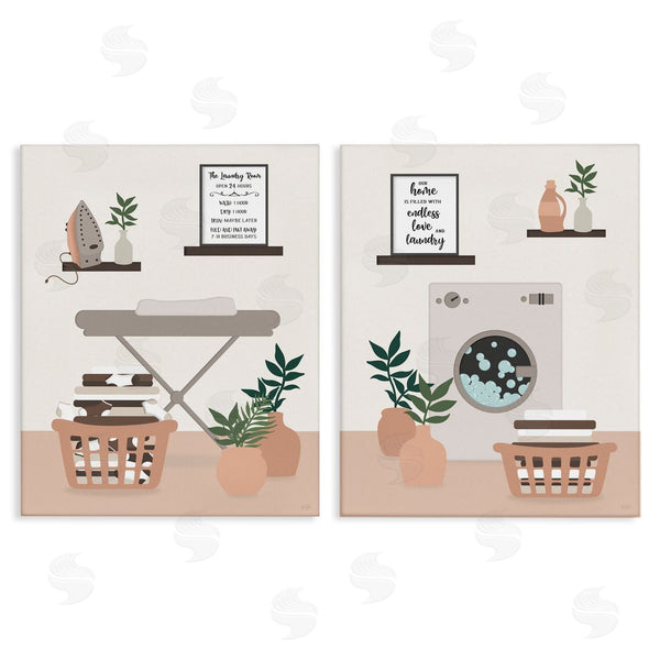 stupell industries Natalie Carpentieri | Laundry Interiors with Quotes