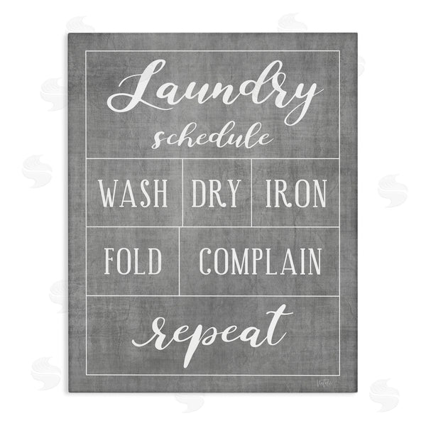 stupell industries Natalie Carpentieri | Laundry Schedule Humor Sign Wall Art