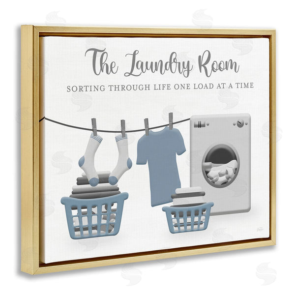 Stupell Industries Natalie Carpentieri | Laundry Sorting Through Life