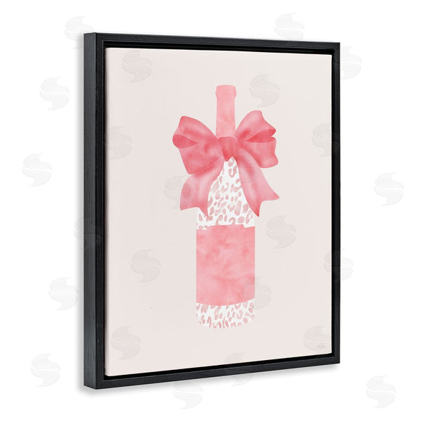 Stupell Industries Natalie Carpentieri | Leopard Spotted Champagne Bottle