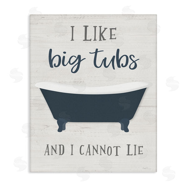 stupell industries Natalie Carpentieri | Like Big Tubs Bathroom Phrase Good Hygiene Humor Wall Art