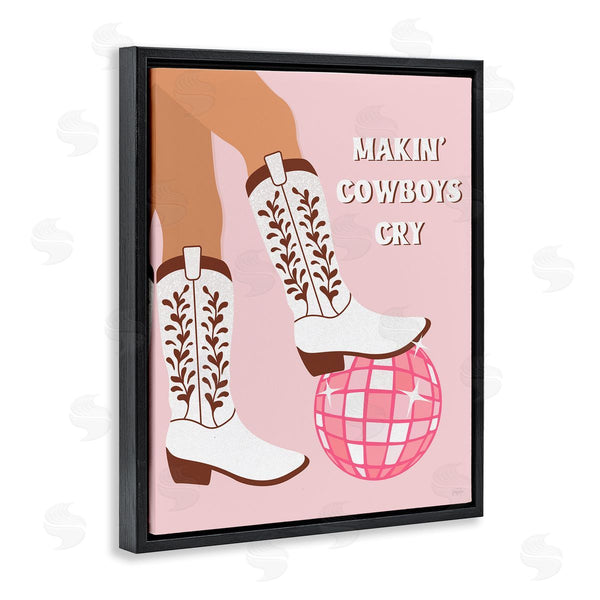 Stupell Industries Natalie Carpentieri | Makin' Cowboys Cry Wall Art