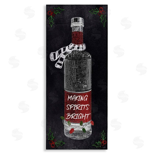 stupell industries Natalie Carpentieri | Making Spirits Bright Bottle Wall Art