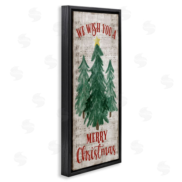 Stupell Industries Natalie Carpentieri | Merry Christmas Sheet Music Wall Art