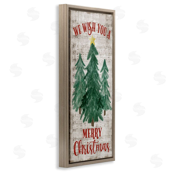 Stupell Industries Natalie Carpentieri | Merry Christmas Sheet Music Wall Art