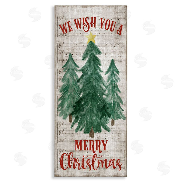stupell industries Natalie Carpentieri | Merry Christmas Sheet Music Wall Art