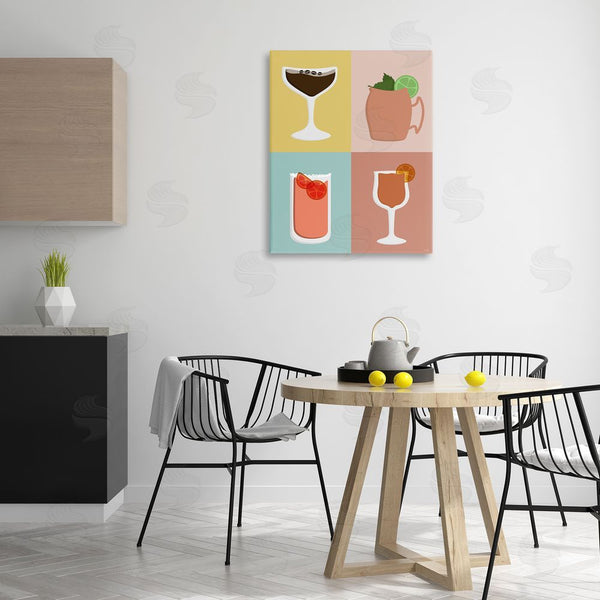 Stupell Industries Natalie Carpentieri | Mixed Cocktail Drinks Wall Art