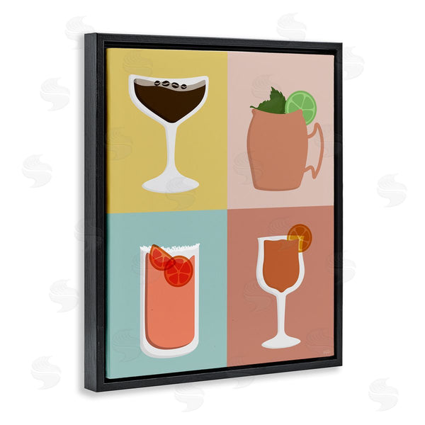Stupell Industries Natalie Carpentieri | Mixed Cocktail Drinks Wall Art