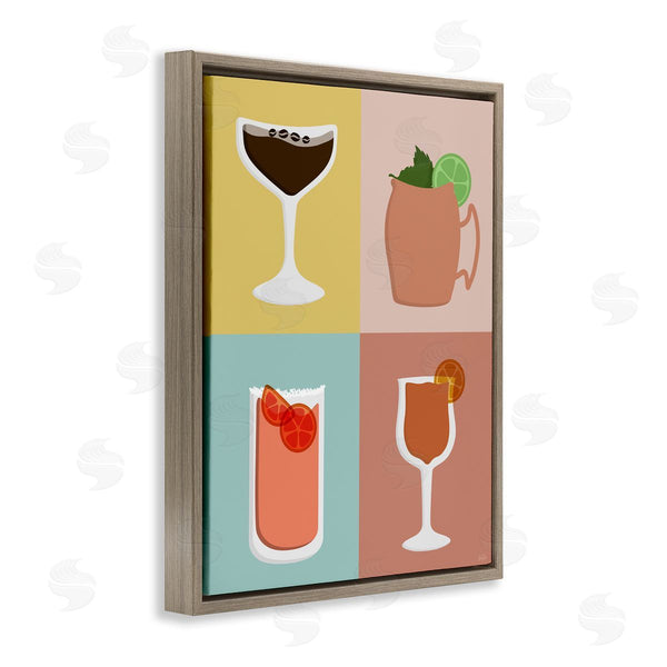 Stupell Industries Natalie Carpentieri | Mixed Cocktail Drinks Wall Art