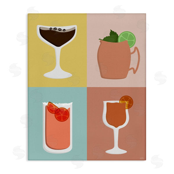 stupell industries Natalie Carpentieri | Mixed Cocktail Drinks Wall Art