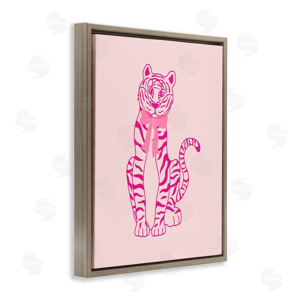 Stupell Industries Natalie Carpentieri | Mod Chic Tiger With Bow