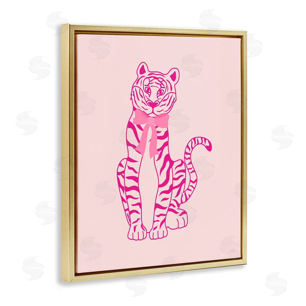 Stupell Industries Natalie Carpentieri | Mod Chic Tiger With Bow