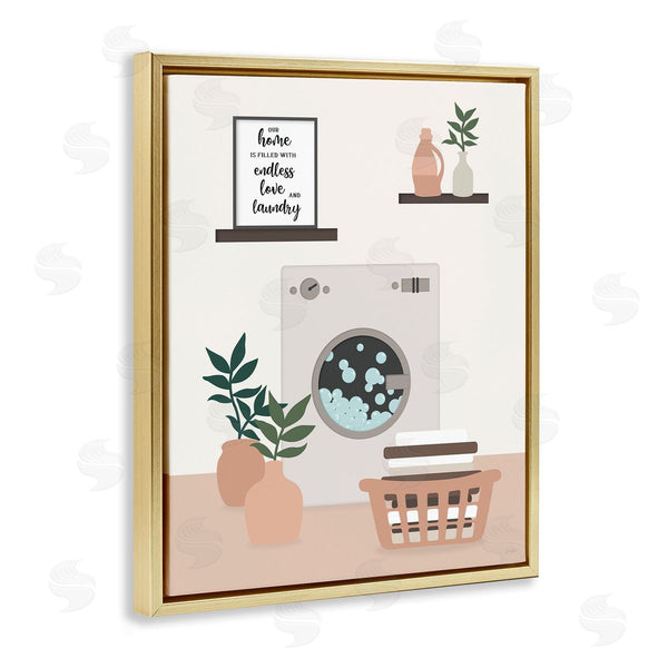 Stupell Industries Natalie Carpentieri | Modern Family Laundry Phrase Wall Art