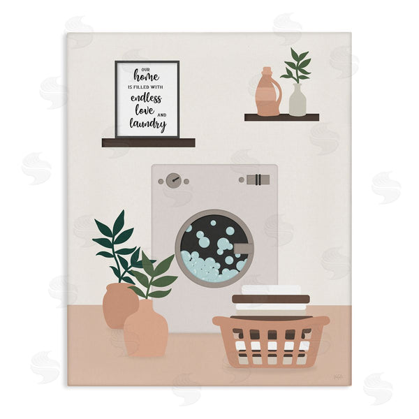 stupell industries Natalie Carpentieri | Modern Family Laundry Phrase Wall Art