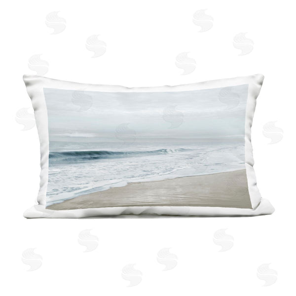 Stupell Industries Natalie Carpentieri | Morning Bliss Beach Coast Printed Throw Pillow