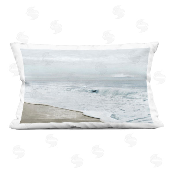 stupell industries Natalie Carpentieri | Morning Bliss Beach Scene Printed Throw Pillow
