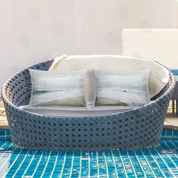 Stupell Industries Natalie Carpentieri | Morning Bliss Coastline Printed Throw Pillow Set