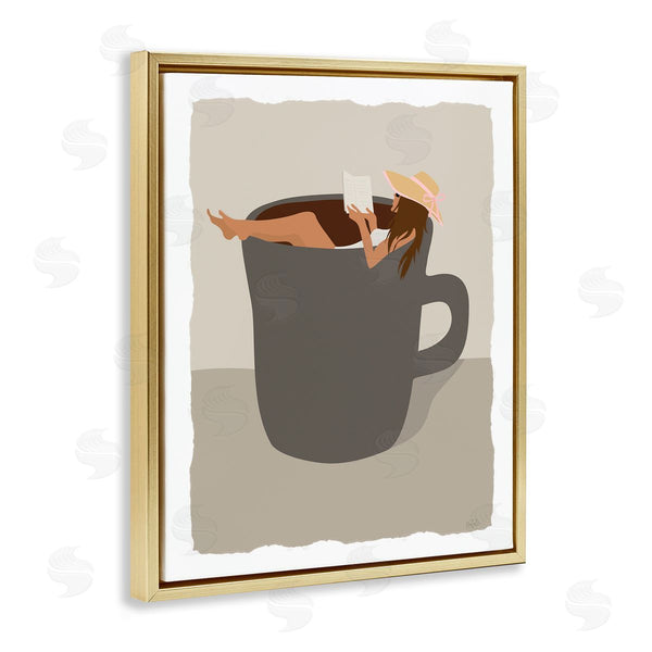 Stupell Industries Natalie Carpentieri | Morning Coffee & Woman