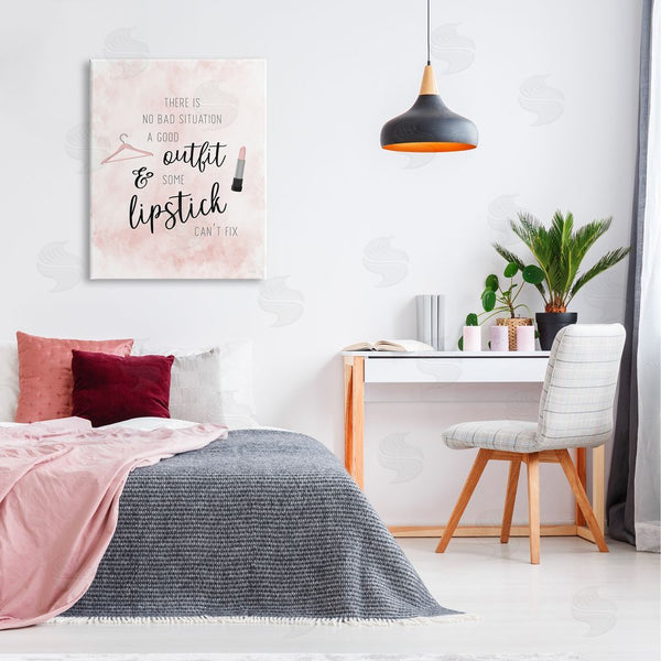 Stupell Industries Natalie Carpentieri | Motivating Style Quote Glam Fashion Makeup Typography Wall Art