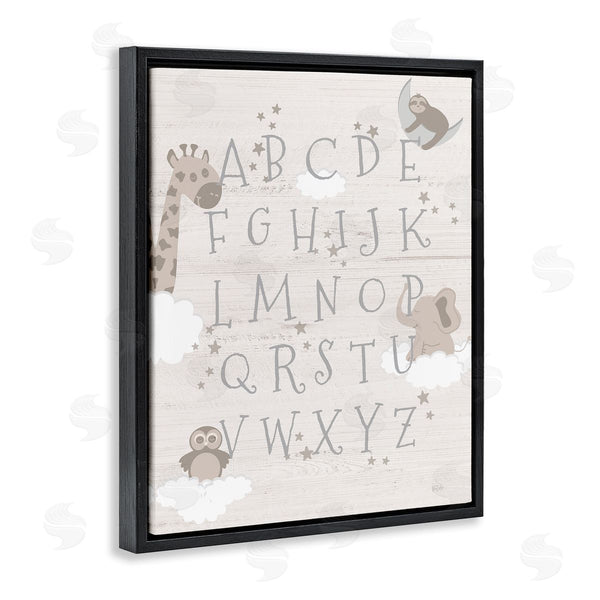 Stupell Industries Natalie Carpentieri | Neutral Beige Alphabet
