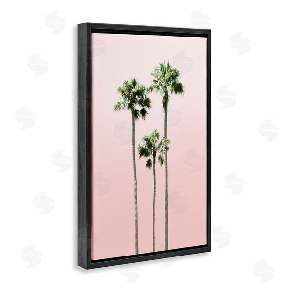 Stupell Industries Natalie Carpentieri | Palm Getaway Pink Sky