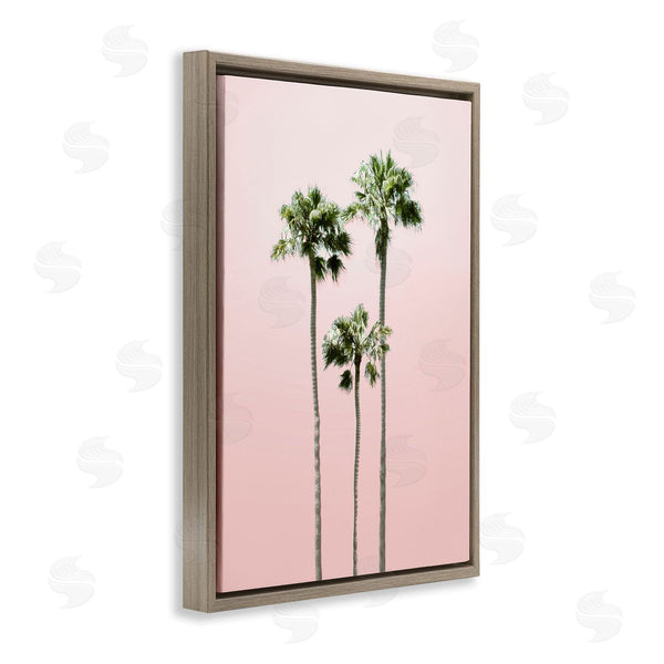Stupell Industries Natalie Carpentieri | Palm Getaway Pink Sky